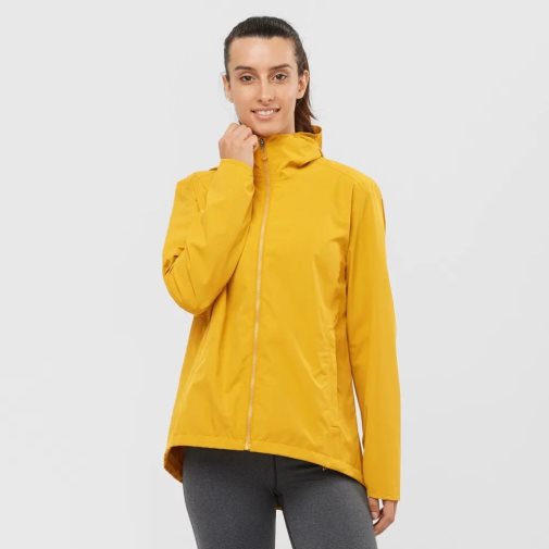 Chaquetas Shell Salomon Comet Wp Jkt W Mujer Amarillos | MX FVDM158